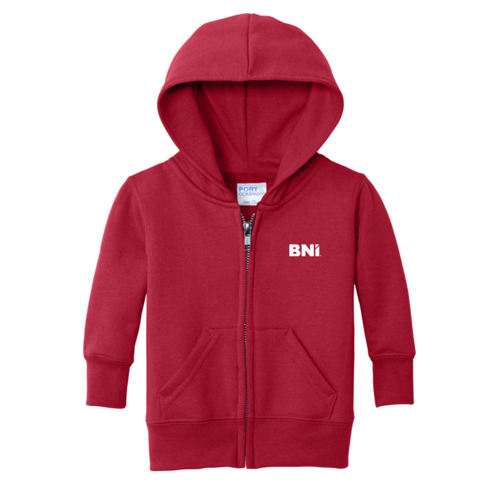 Port & Company Infant Core Fleece Full-Zip Hooded Sweatshirt