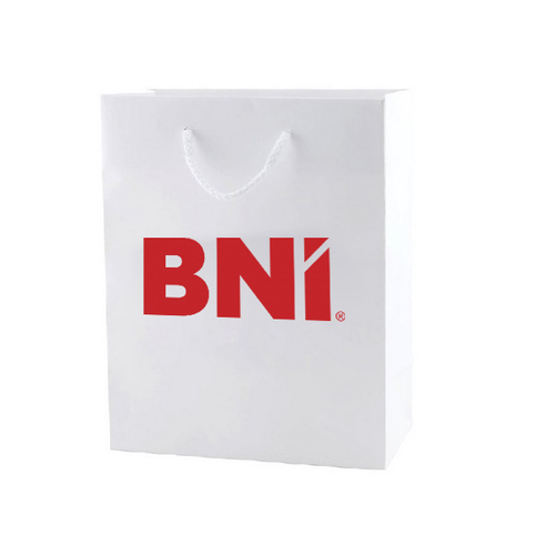 White Cardboard Laminated Shopping Bag (7 x 7)