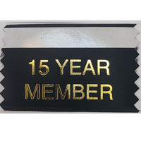 Member Ribbon - 15 Year (Pack of 5)