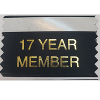 Member Ribbon - 17 Year (Pack of 5)