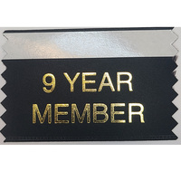 Member Ribbon - 9 Year (Pack of 5)