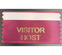 Visitor Host Ribbon (Pack of 5)