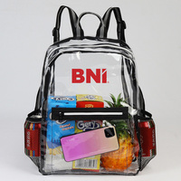 Eco-Friendly  Waterproof Clear drawstring  Backpack