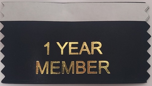 Member Ribbon - 1 Year (Pack of 5)