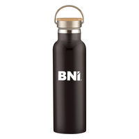 21 Oz. Liberty Stainless Steel Bottle With Wood Lid